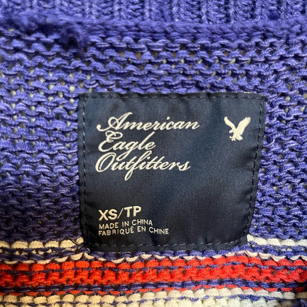 AMERICAN EAGLE OUTFITTERS aztec tribal print dolman sweater Size XSmall - Picture 12 of 15